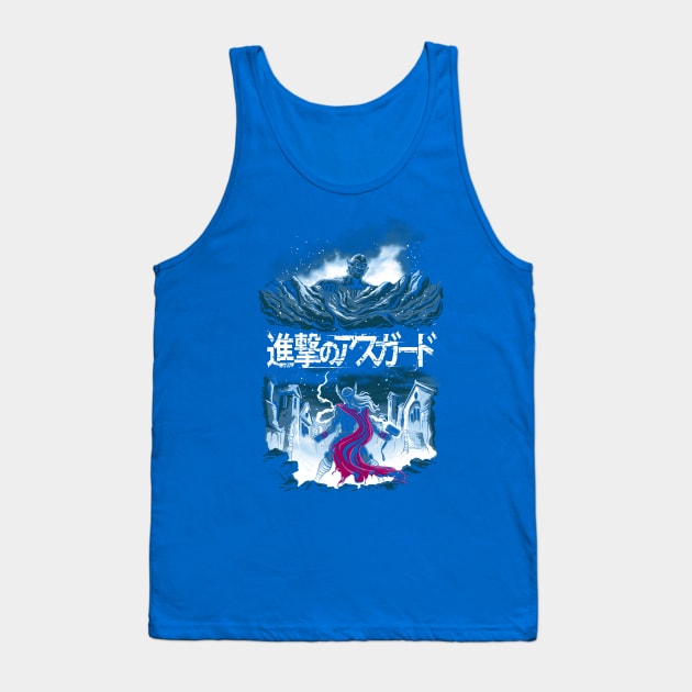 Attack on Asgard Tank Top by djkopet